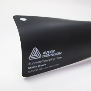 Avery Dennison Matte Black car wrap