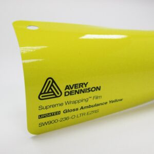 Avery Dennison Gloss Ambulance Yellow car wrap