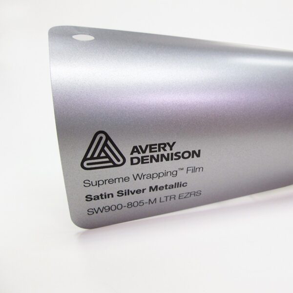 Avery Dennison Satin Silver Metallic car wrap