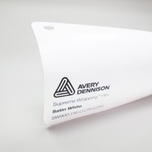 Avery Dennison Satin White car wrap