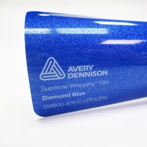 Avery Dennison Diamond Blue car wrap