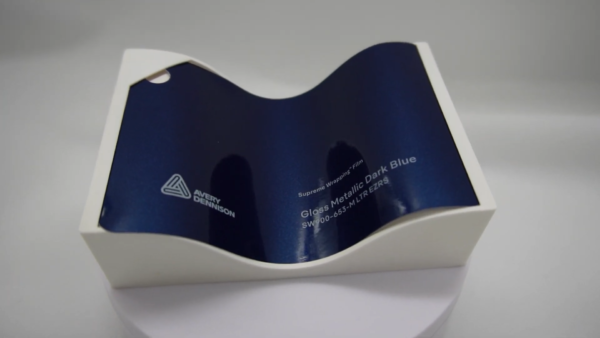 Avery Dennison Gloss Metallic Dark Blue car wrap
