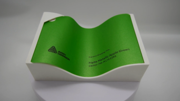Avery Dennison Matte Metallic Apple Green car wrap