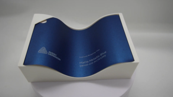 Avery Dennison Matte Metallic Blue car wrap