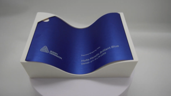 Avery Dennison Matte Metallic Brilliant Blue car wrap