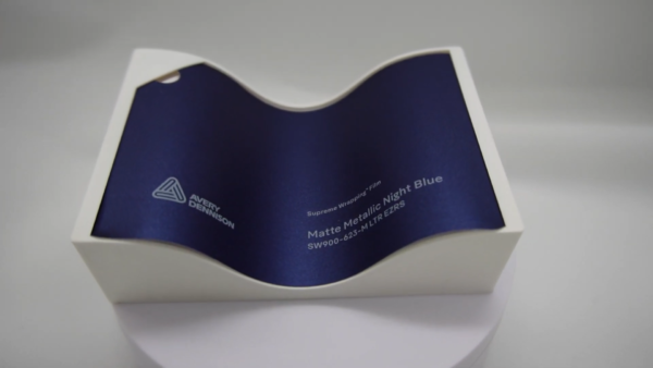 Avery Dennison Matte Metallic Night Blue car wrap