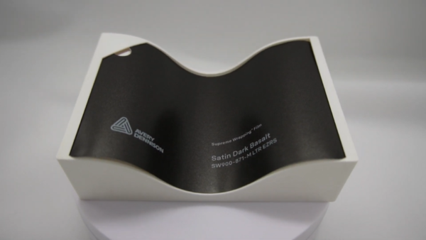 Avery Dennison Satin Dark Basalt car wrap