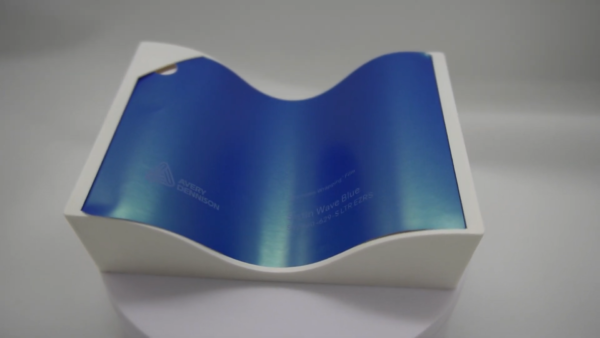 Avery Dennison Satin Wave Blue car wrap